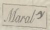 Maral (lable) Device mark 797618 Trademark