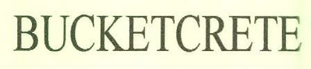 Bucketcrete Device mark 2552266 Trademark