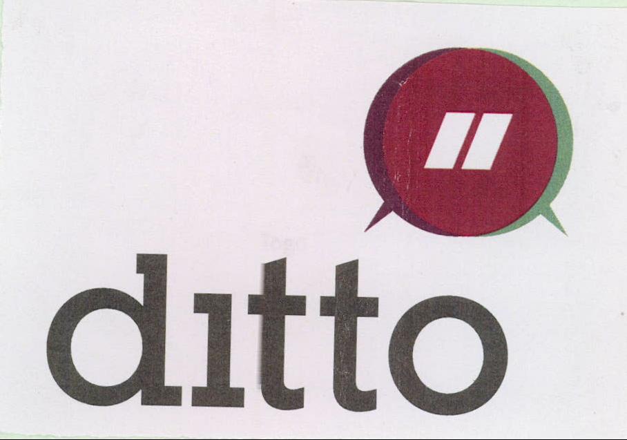 Ditto Device mark 2127387 Trademark