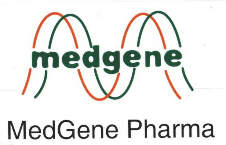 Medgene- Medgene Pharma (label) Device mark 1352683 Trademark