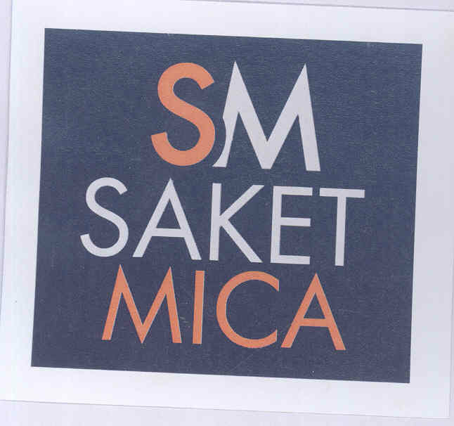Sm (saket Mica) (label) Device mark 1672108 Trademark