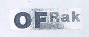 Of Rak (label) Device mark 1741754 Trademark