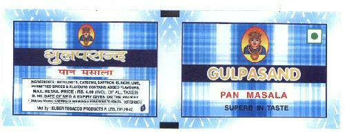 Gulpasand With Label Device mark 1611180 Trademark