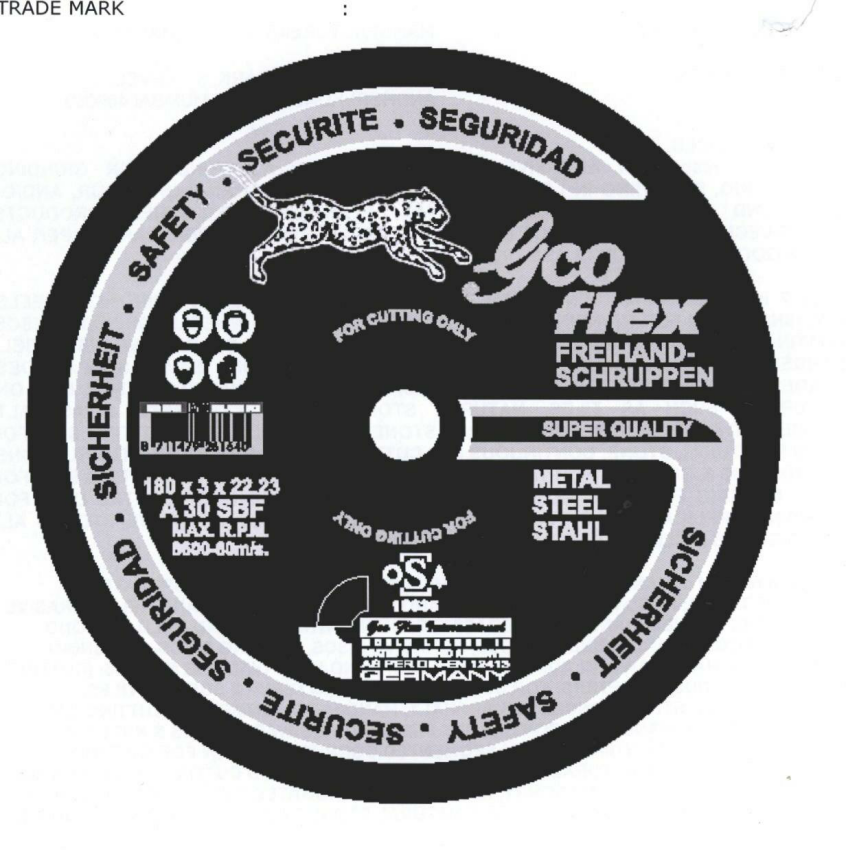 Gco Flex (device) Device mark 1682366 Trademark