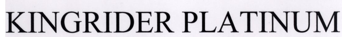 Kingrider Platinum Device mark 1833345 Trademark