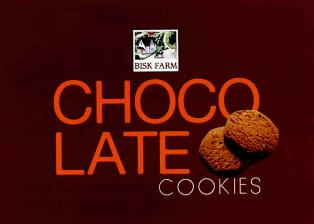 Bisk Farm Chocolate Cookies(device Of Village Scene & Biscuits) Device mark 2624150 Trademark
