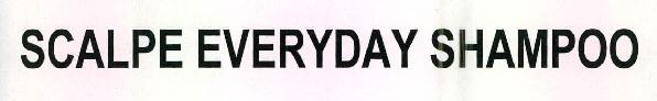 Scalpe Everyday Shampoo Device mark 2617738 Trademark