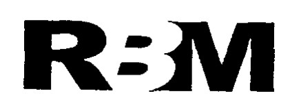 Rbm (label) Device mark 1397089 Trademark