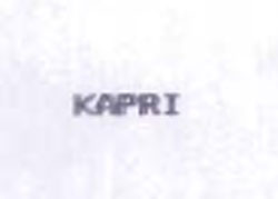 Kapri Device mark 1031491 Trademark