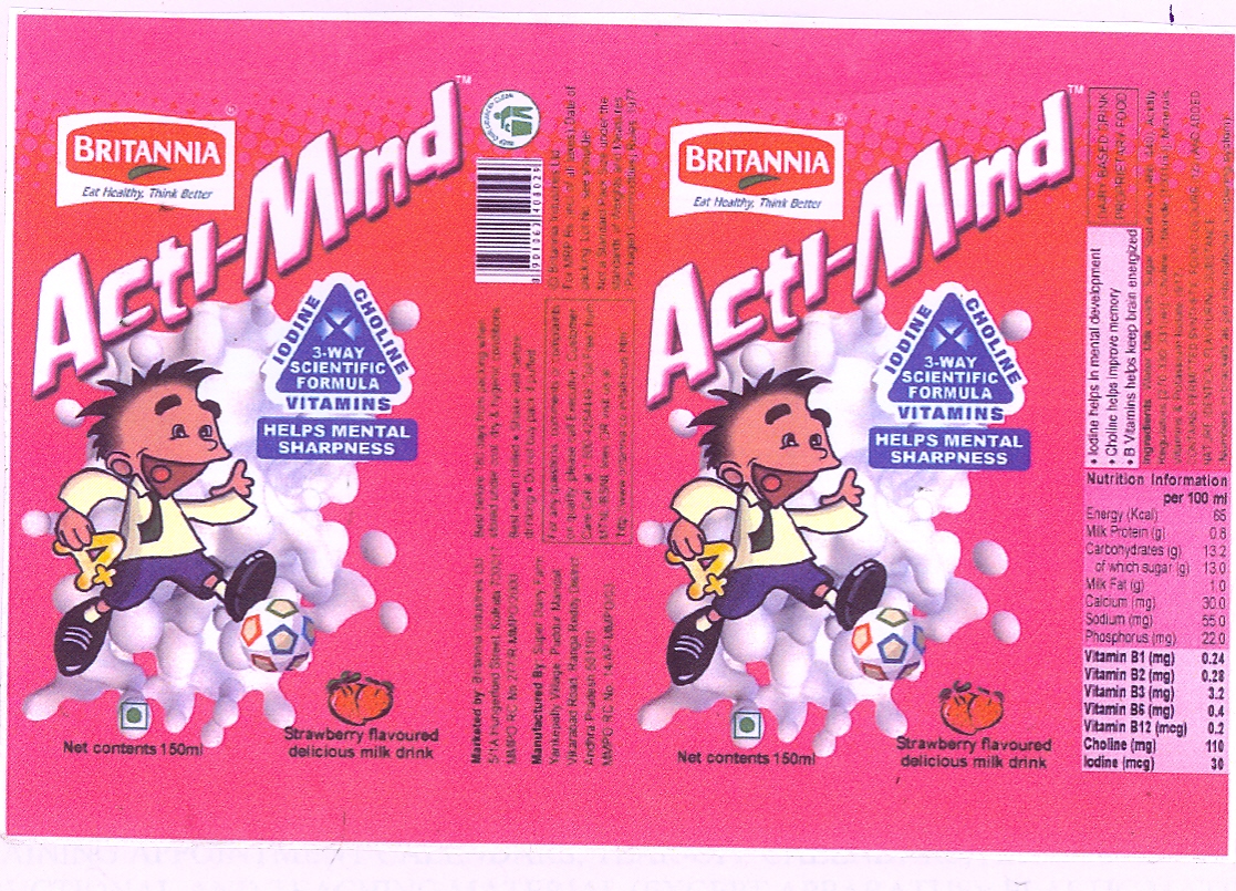 Britannia Actimind Device mark 1838088 Trademark