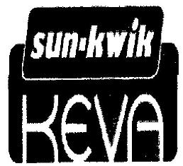 Sun-kwik Keva Device mark 2031122 Trademark