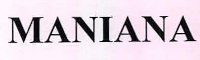 Maniana Device mark 2460207 Trademark