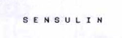 Sensulin Device mark 927541 Trademark