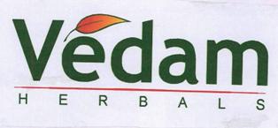 Vedam Herbals, Device Of Leaf Device mark 2944219 Trademark