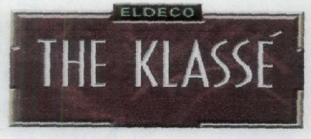 Eldeco The Klasse With Label Device mark 1494294 Trademark