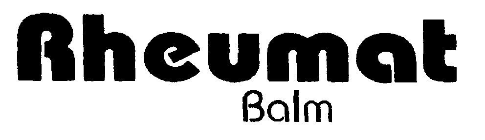 Rheumat Balm (label) Device mark 1124624 Trademark