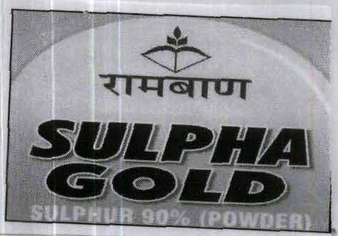 Ramban Sulpha Gold (with Label ) Device mark 2075057 Trademark