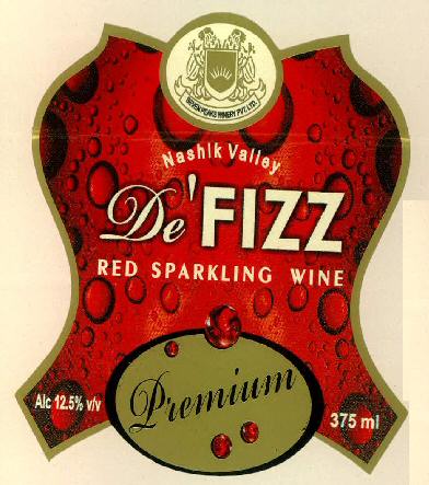 De'fizz Red Sparkling Wine Device mark 2668721 Trademark
