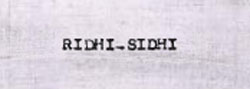 Ridhi-sidhi Device mark 1039541 Trademark