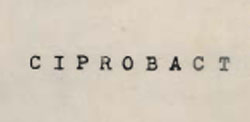 Ciprobact Device mark 488063 Trademark