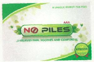 No Piles (label) Device mark 2650744 Trademark