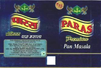 Paras(device) Device mark 2510917 Trademark