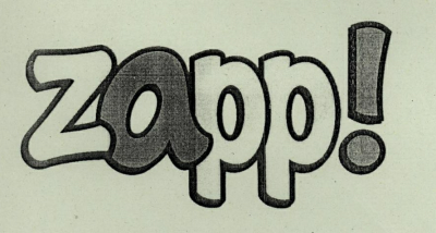Zapp!(double Out Line Letter). Device mark 1452599 Trademark