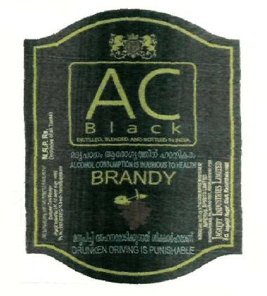 Ac Black Brandy (label) Device mark 2396436 Trademark