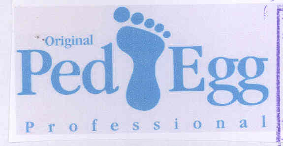 Ped Egg Professional (label) Device mark 1708855 Trademark