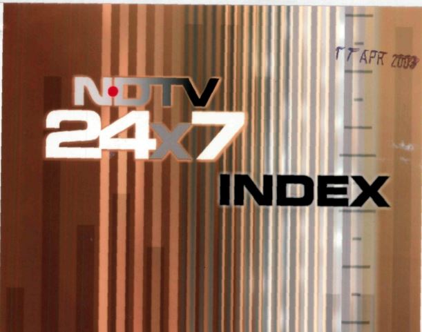 Ndtv 24x7 Index Device mark 1192389 Trademark