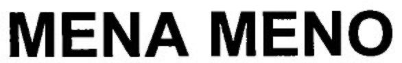Mena Meno Device mark 2501555 Trademark