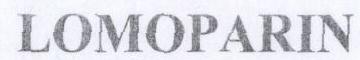 Lomoparin Device mark 1750919 Trademark