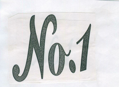 No. 1 (label) Device mark 1439812 Trademark