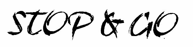 Stop & Go (letter Written In Special From) Device mark 1470141 Trademark