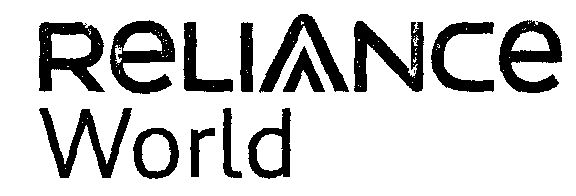 Reliance World (letter Written In Special Form) Device mark 1497780 Trademark