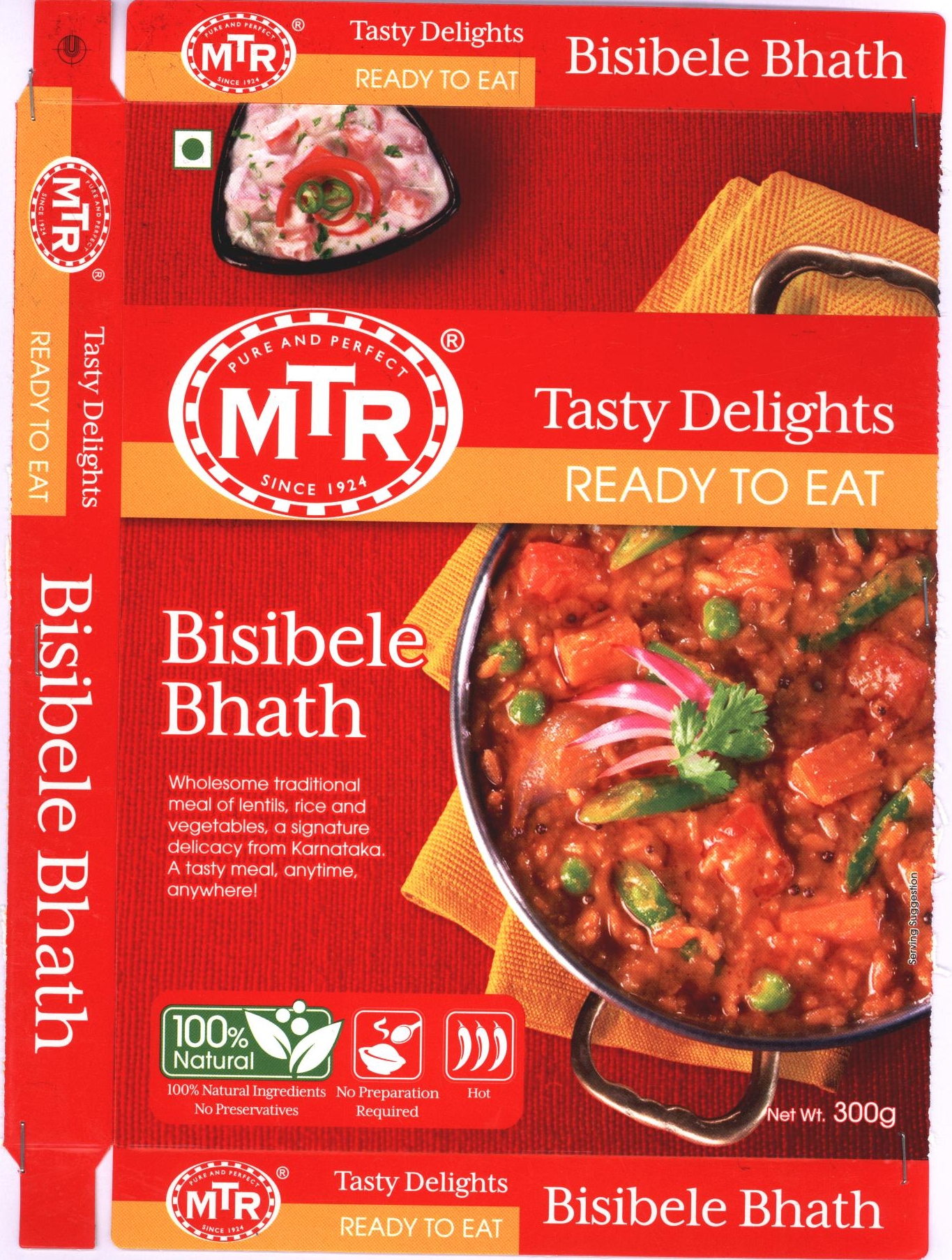 Tasty Delights Mtr Bisibele Bhath Device mark 2391503 Trademark