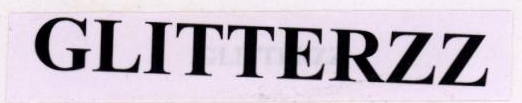 Glitterzz Device mark 1801344 Trademark