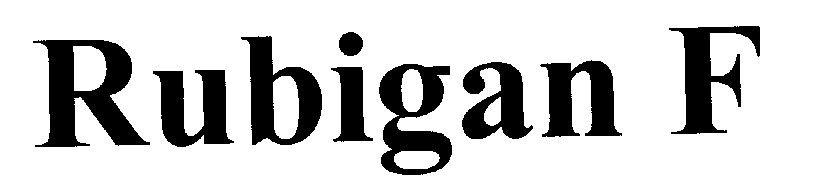 Rubigan F Device mark 1405987 Trademark