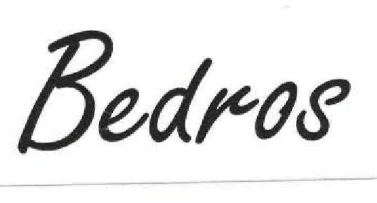 Bedros (label) Device mark 1730445 Trademark