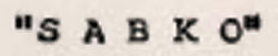 Sabko Device mark 648194 Trademark