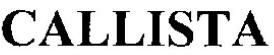 Callista Device mark 1861920 Trademark