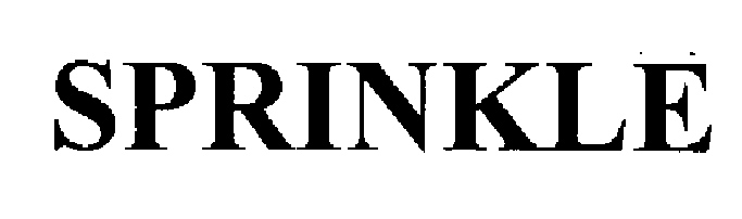 Sprinkle (label) Device mark 2185718 Trademark