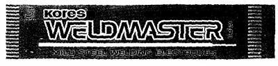 Kores Weldmaster (letter Written In Special Form) Device mark 1468453 Trademark