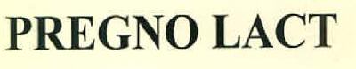Pregno Lact Device mark 2883445 Trademark