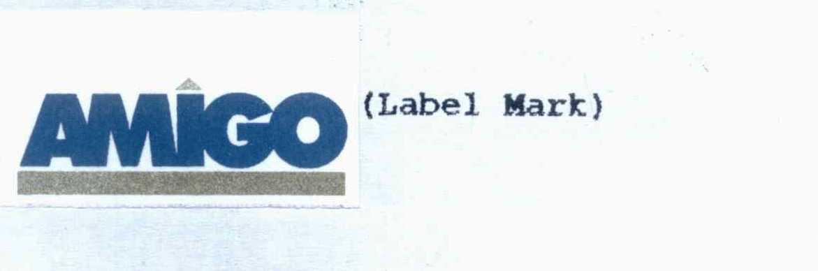Amigo ( Label) Device mark 1347732 Trademark
