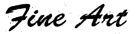 Fine Art (letter Written In Special Form) Device mark 1494437 Trademark