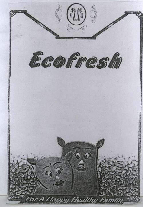 Ecofresh (device Of Label) Device mark 1554967 Trademark