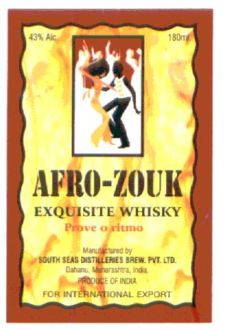 Afro -zouk Device mark 1942554 Trademark