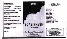 Scabifresh Device mark 1837000 Trademark