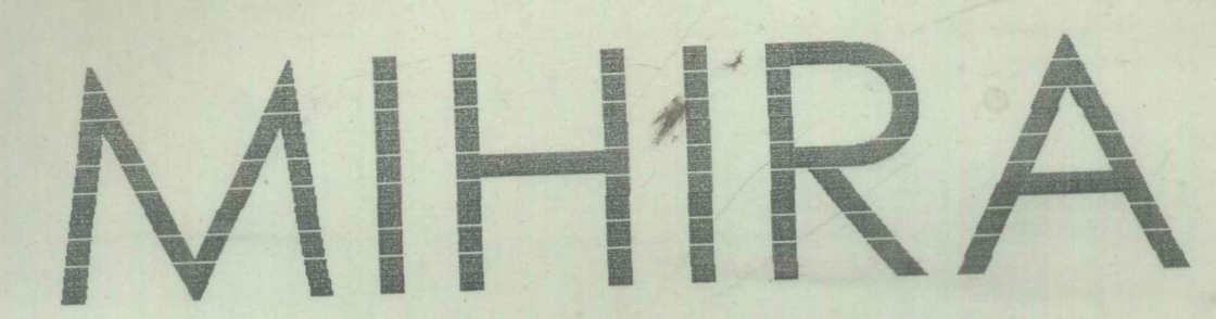 Mihira [label] Device mark 1170589 Trademark